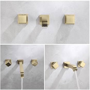 水壁 Amazon | POP SANITARYWARE 壁取り付けバスルームシンク蛇口